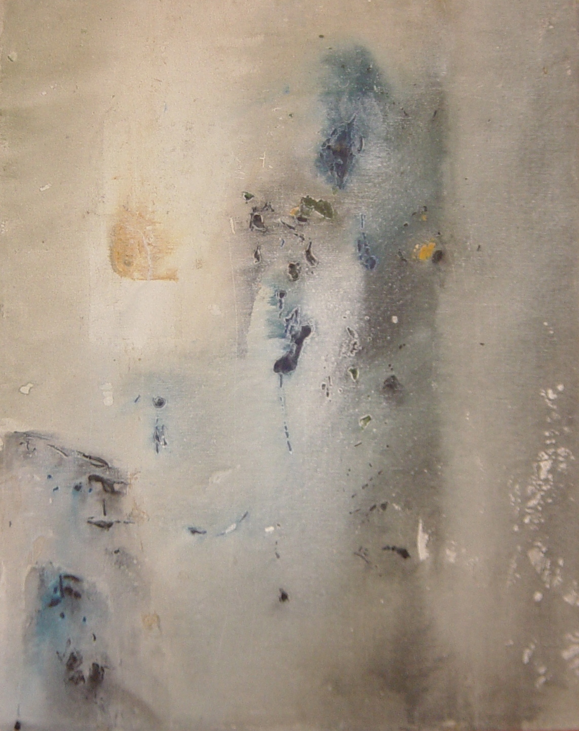 Senza titolo, 1958, tempera acrilica su tela, 100 x 80 cm