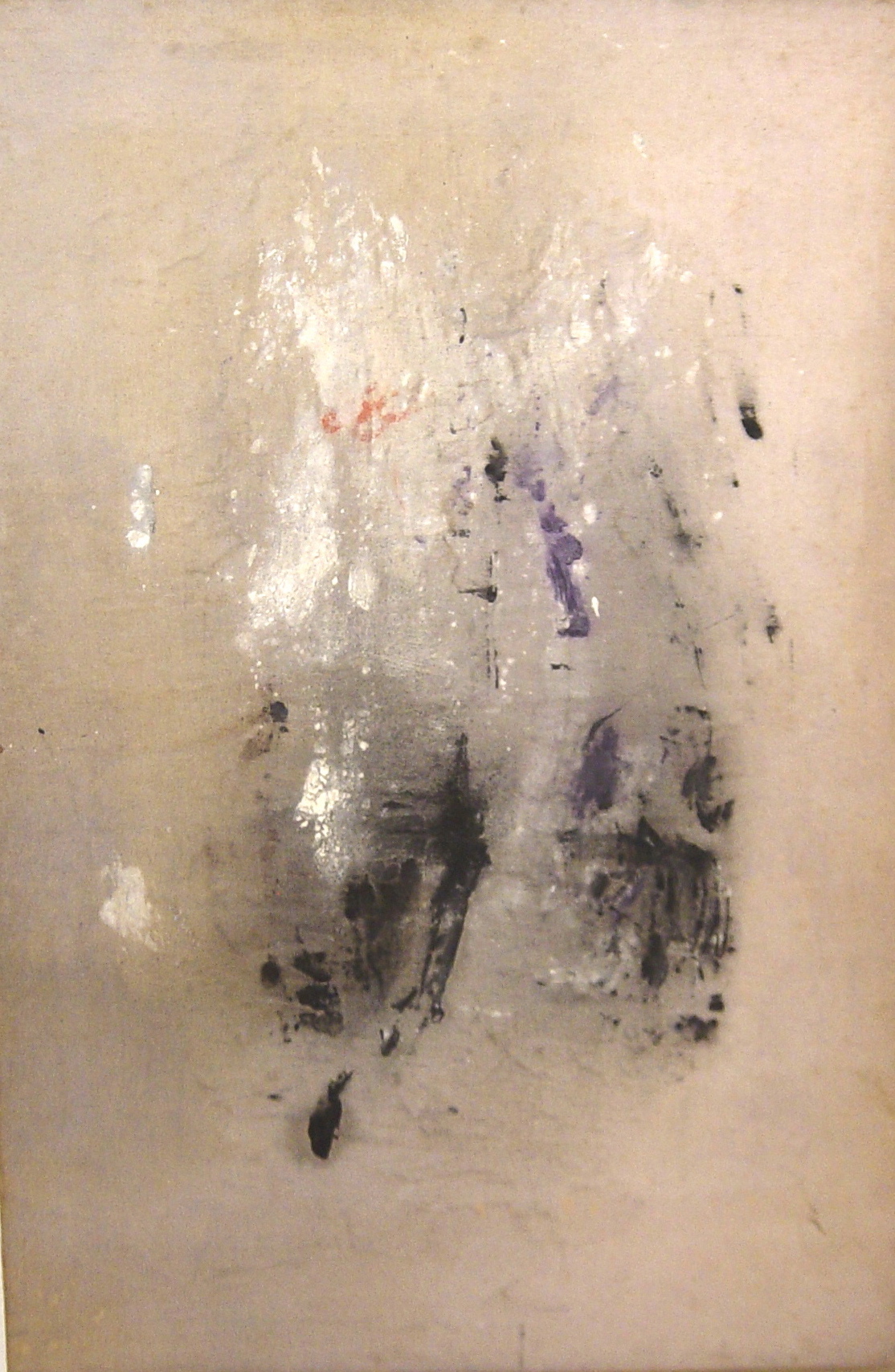 Senza titolo, 1958, tempera su tela, 120 x 80 cm