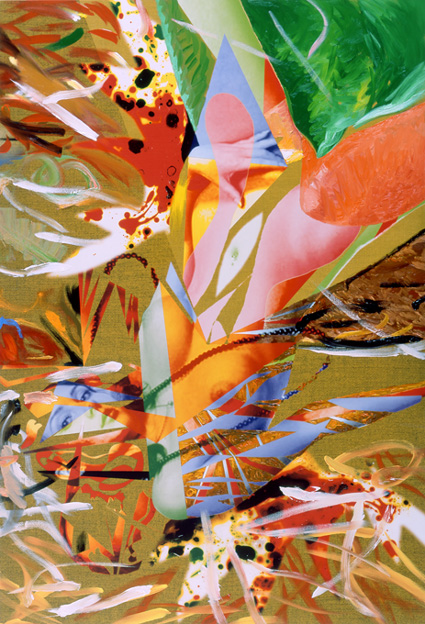 Adriano Nardi, Angelo caduto, 2007, olio su tela digitale, 170x115 cm