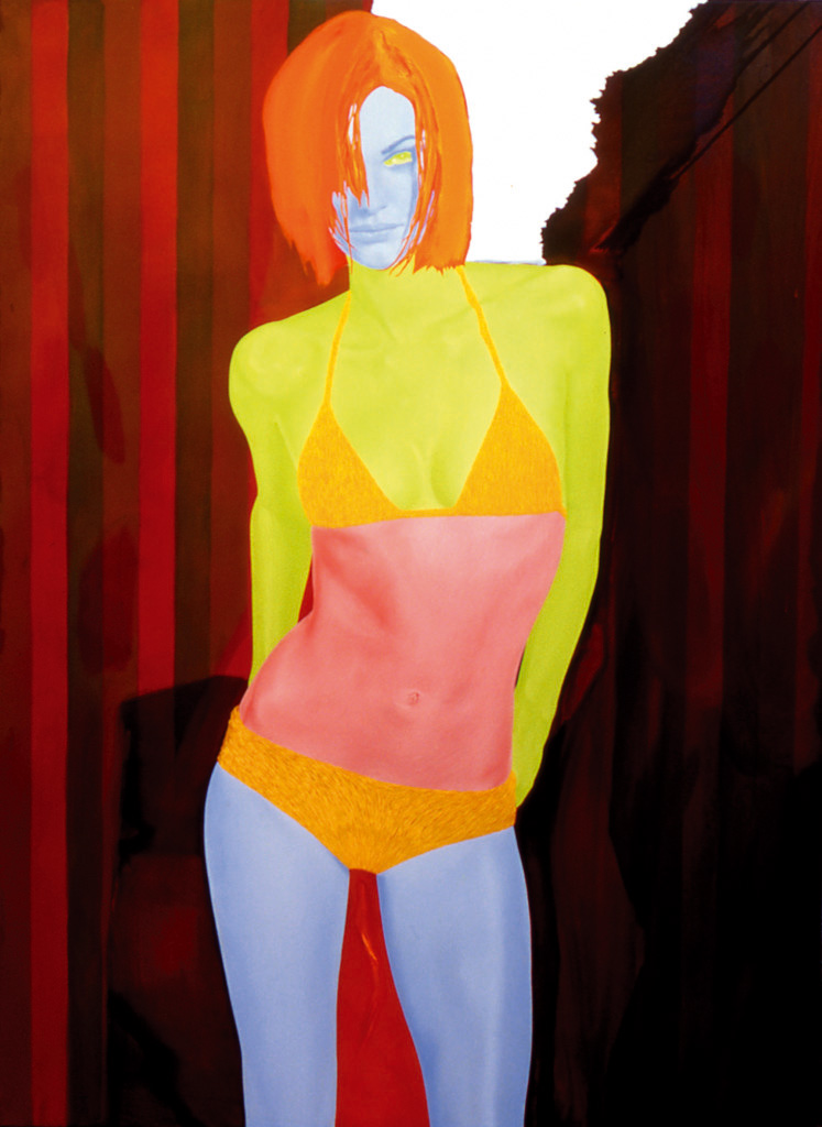 Adriano Nardi, Biquinis, 1999, olio su tela, 186x133 cm
