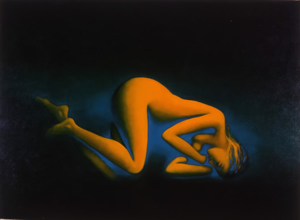 Clara Brasca, Sirena, 2001, olio su tela, 150 x 200 cm