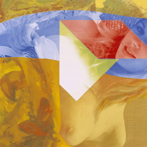 Adriano Nardi, Paesaggio nudo, 2007, olio su tela digitale, 45x45 cm
