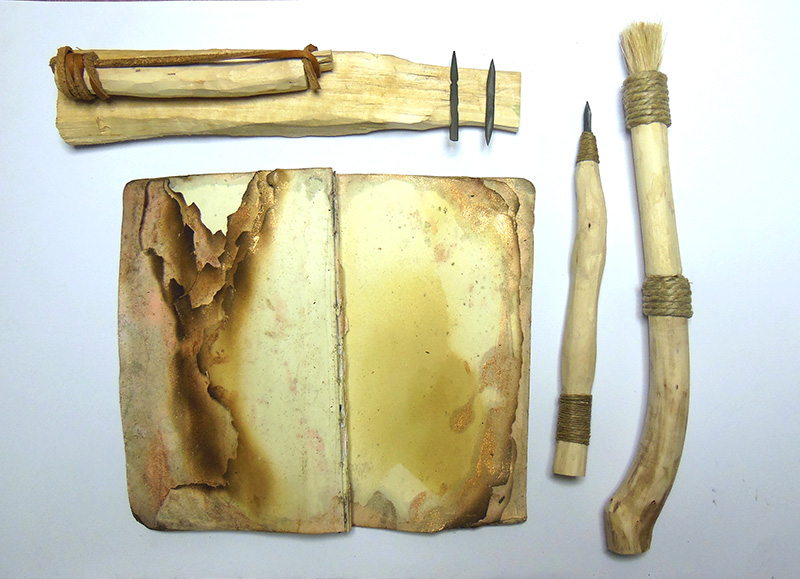 The Great Valley Project, 2014, oggetti: legno corda carta, 45 x 36 x 14 cm