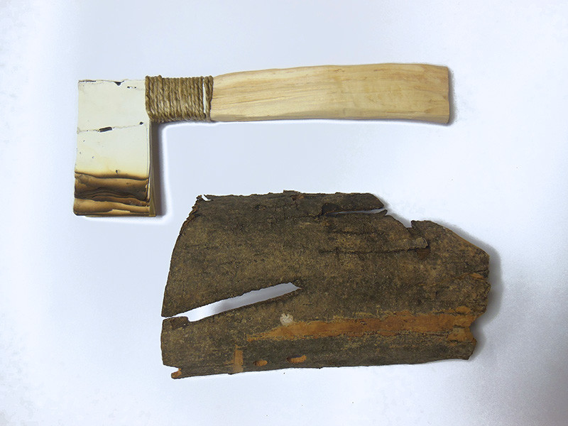 The Great Valley Project, 2014, oggetti: legno corda carta,  45 x 36 x 14 cm