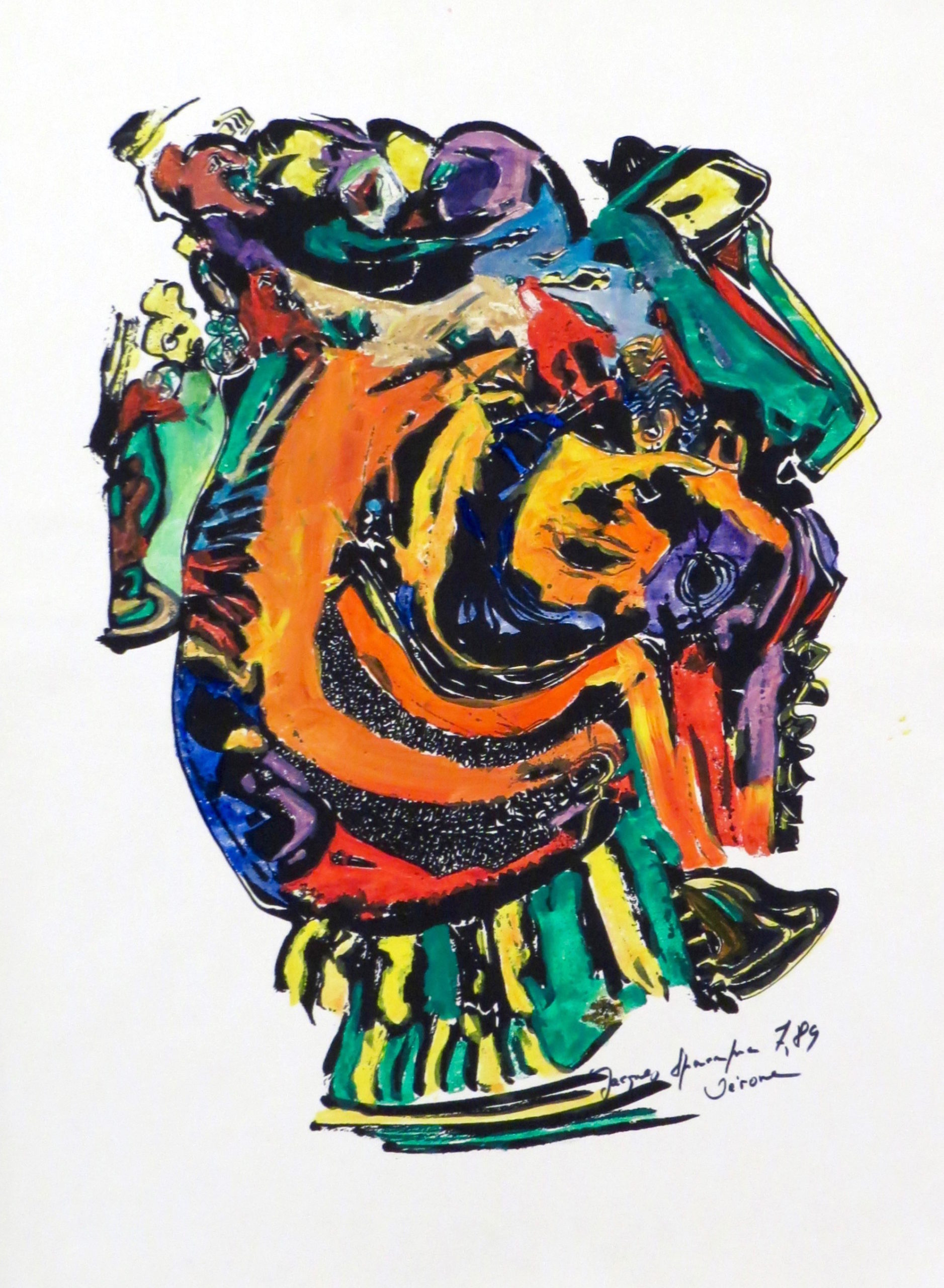 Jacques Spacagna Senza titolo, 1989, 61 x 45 cm