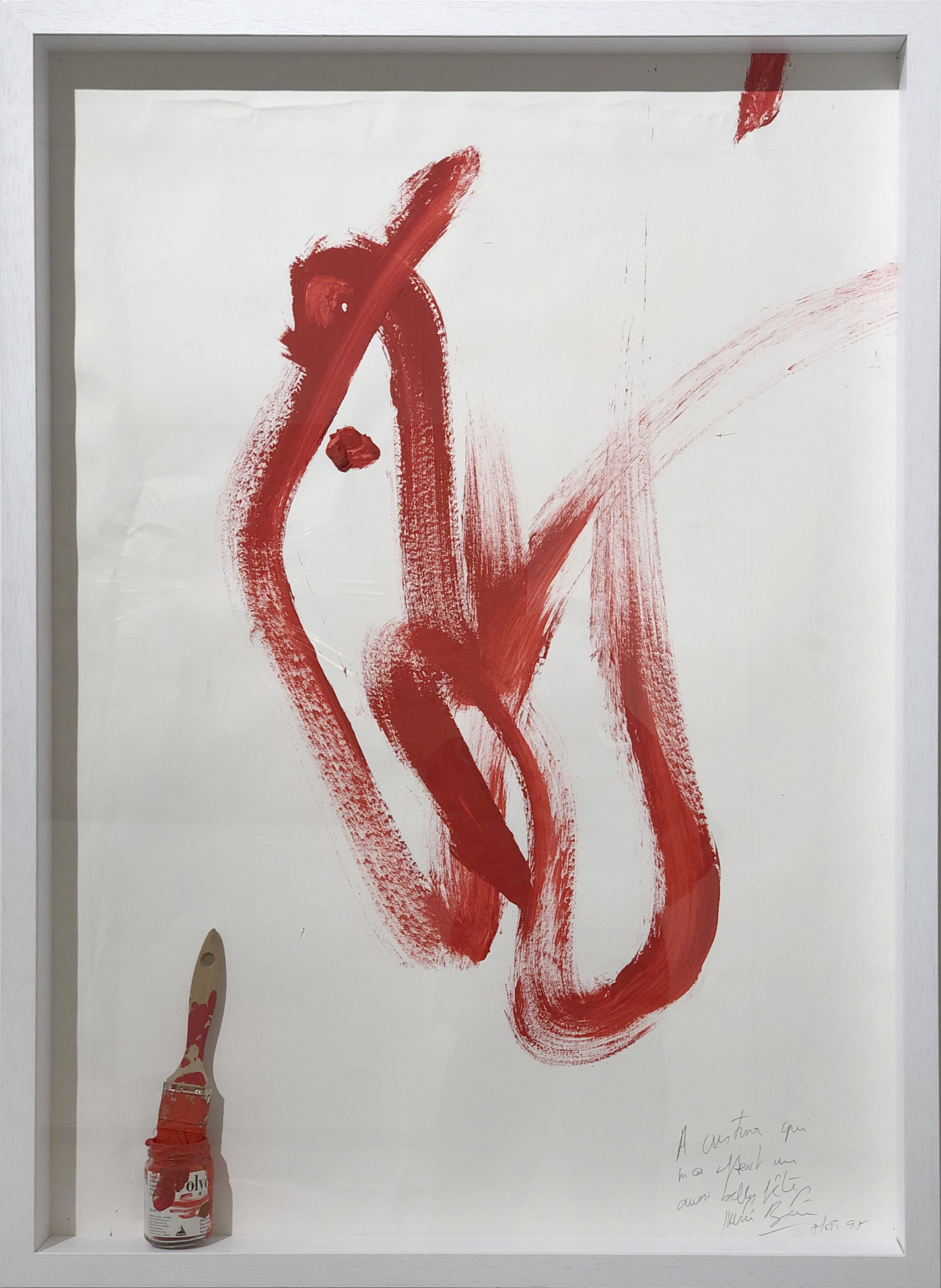 J. Blaine, CH'I, 1995, acrilico su carta + pennarello, 72 x 101 cm