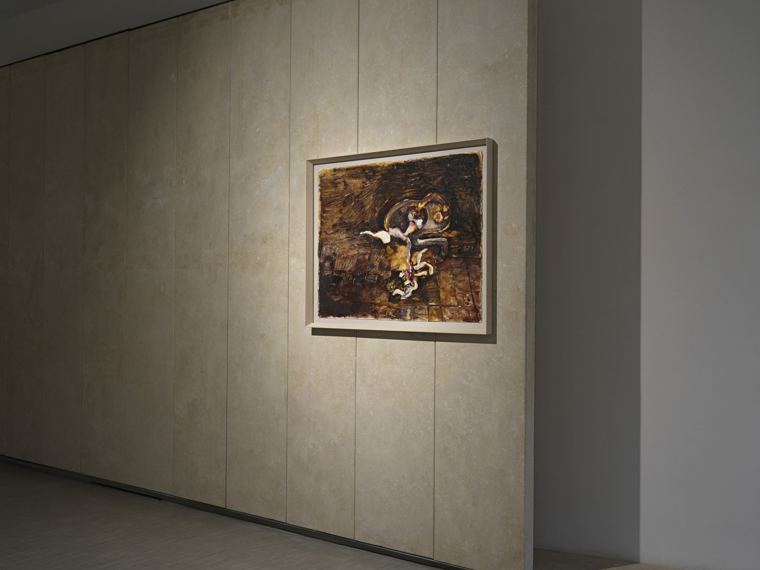 Silvano Tessarollo, Studio per interno 5, 2005, cm 103x80,5, cera e colori ad olio